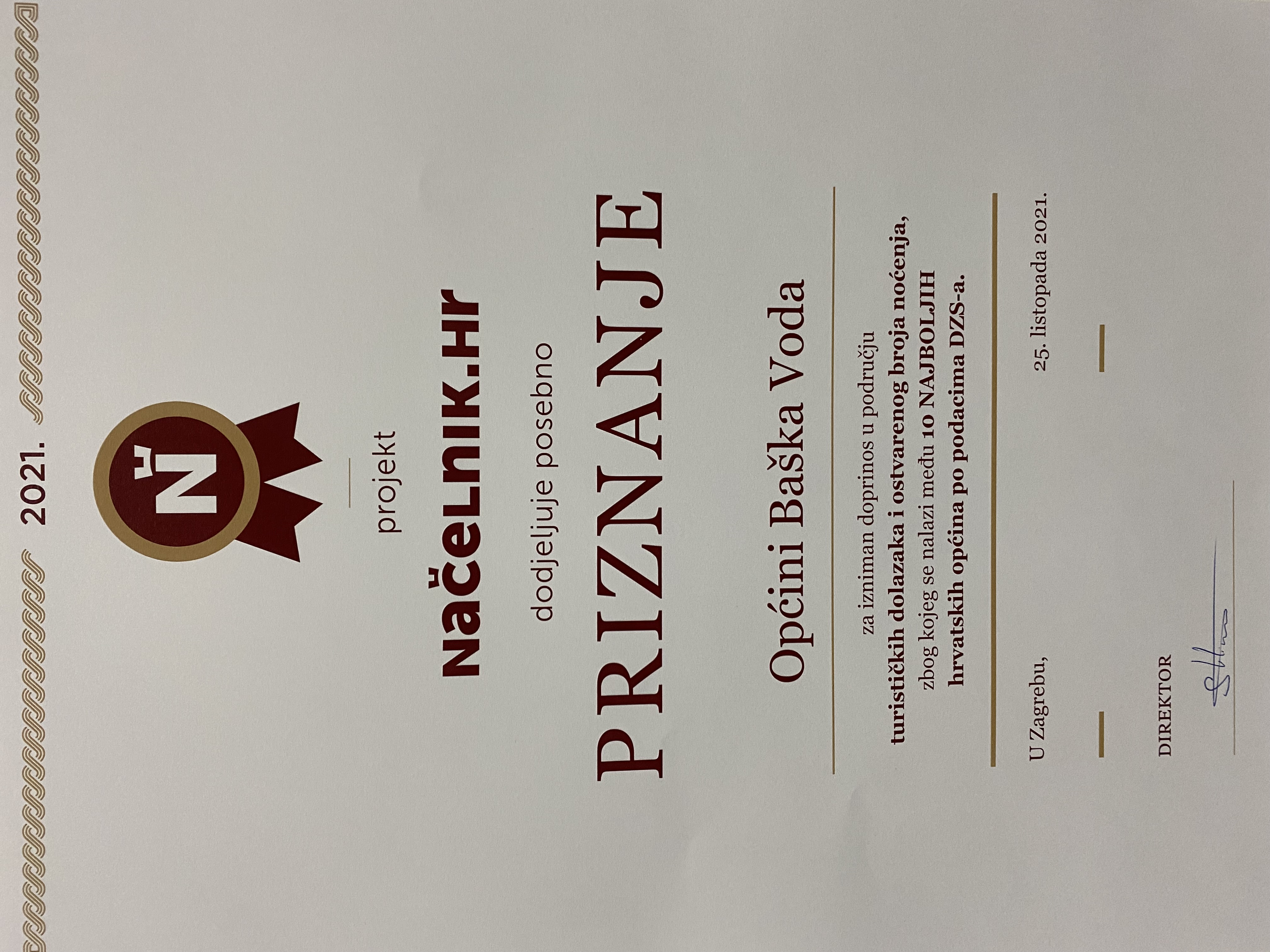 Priznanje NAELNIK